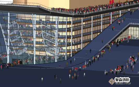 棗莊消防安全評估棗莊人員疏散能力模擬分析軟件Pathfinder6